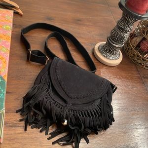 Fringe purse